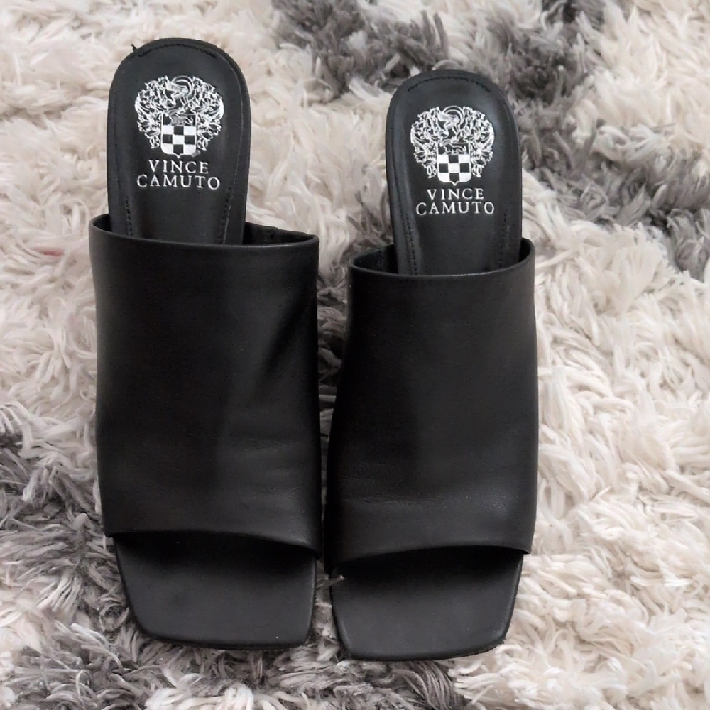 Vince Camuto Black Women's Mules